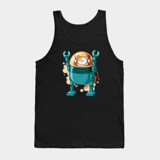 cats robot Tank Top